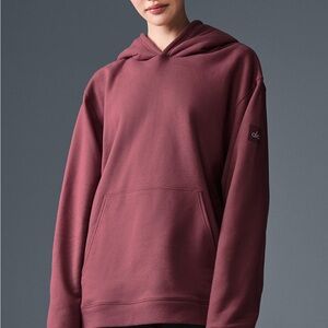 ALO Yoga Burgundy Hoodie